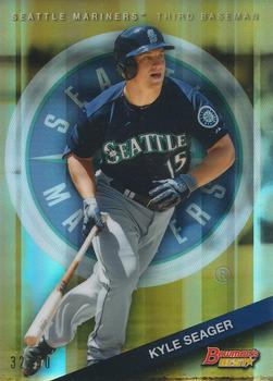 2015 Bowman's Best - Gold Refractor #51 Kyle Seager Front