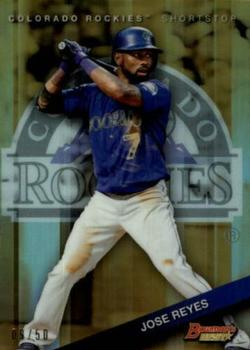2015 Bowman's Best - Gold Refractor #76 Jose Reyes Front
