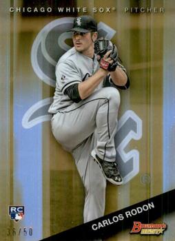 2015 Bowman's Best - Gold Refractor #79 Carlos Rodon Front