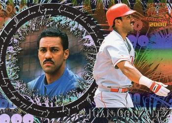 2000 Pacific Crown Collection - Latinos of the Major Leagues #13 Juan Gonzalez  Front