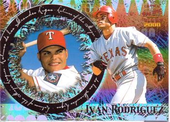 2000 Pacific Crown Collection - Latinos of the Major Leagues #34 Ivan Rodriguez  Front