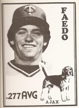 1984 Ajax Dog Food #NNO Lenny Faedo Front