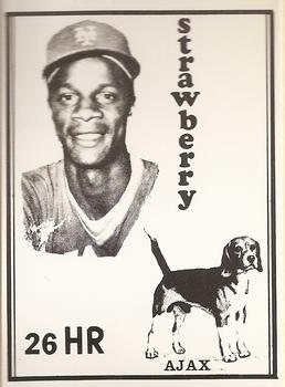 1984 Ajax Dog Food (unlicensed) #NNO Darryl Strawberry Front