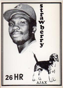 1984 Ajax Dog Food (unlicensed) #NNO Darryl Strawberry Front