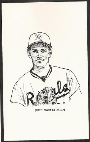 1986 Big Apple Super Rookies (Unlicensed) #NNO Bret Saberhagen Front
