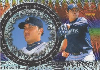 2000 Pacific Crown Collection - Latinos of the Major Leagues Parallel #28 Freddy Garcia  Front