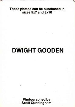 1986 Scott Cunningham (unlicensed) #NNO Dwight Gooden Back