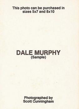 1986 Scott Cunningham (unlicensed) #NNO Dale Murphy Back