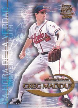 2000 Pacific Crown Collection - Moment of Truth #3 Greg Maddux  Front