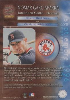 2000 Pacific Crown Collection - Moment of Truth #6 Nomar Garciaparra  Back