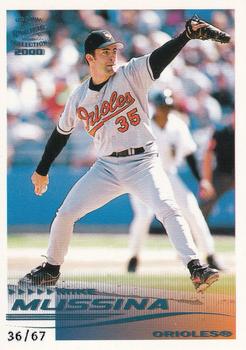 2000 Pacific Crown Collection - Platinum Blue #34 Mike Mussina  Front