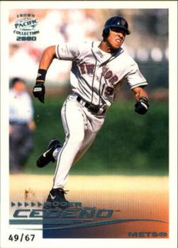 2000 Pacific Crown Collection - Platinum Blue #178 Roger Cedeno  Front