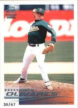 2000 Pacific Crown Collection - Platinum Blue #204 Omar Olivares  Front