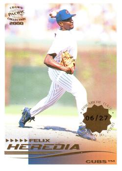 2000 Pacific Crown Collection - Premiere Date #49 Felix Heredia  Front