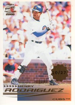 2000 Pacific Crown Collection - Premiere Date #52 Henry Rodriguez  Front