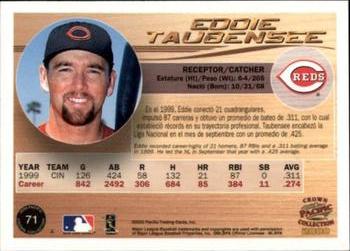 2000 Pacific Crown Collection - Premiere Date #71 Eddie Taubensee  Back