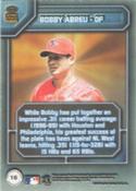 2000 Pacific Crown Royale - Card-Supials Minis #16 Bobby Abreu  Back