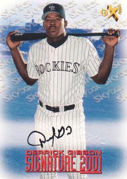 1998 SkyBox E-X2001 - Signature 2001 #NNO Derrick Gibson Front