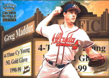 2000 Pacific Crown Royale - Feature Attractions #3 Greg Maddux  Front