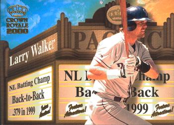2000 Pacific Crown Royale - Feature Attractions #11 Larry Walker  Front