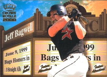 2000 Pacific Crown Royale - Feature Attractions #13 Jeff Bagwell  Front