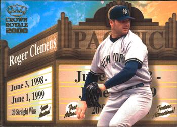 2000 Pacific Crown Royale - Feature Attractions #18 Roger Clemens  Front