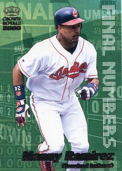 2000 Pacific Crown Royale - Final Numbers #10 Manny Ramirez  Front