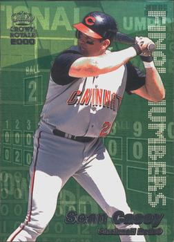 2000 Pacific Crown Royale - Final Numbers #9 Sean Casey  Front