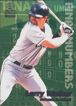 2000 Pacific Crown Royale - Final Numbers #11 Larry Walker  Front