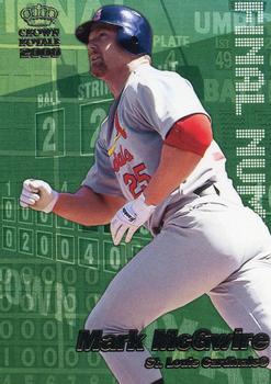 2000 Pacific Crown Royale - Final Numbers #20 Mark McGwire  Front