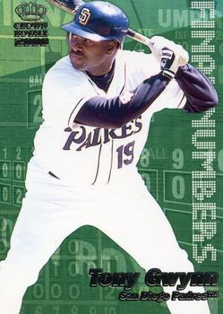 2000 Pacific Crown Royale - Final Numbers #21 Tony Gwynn  Front
