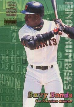 2000 Pacific Crown Royale - Final Numbers Holographic #22 Barry Bonds  Front