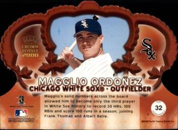 2000 Pacific Crown Royale - Limited #32 Magglio Ordonez  Back