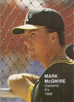 1988 Classic Superstars Photos (unlicensed) #4 Mark McGwire Front