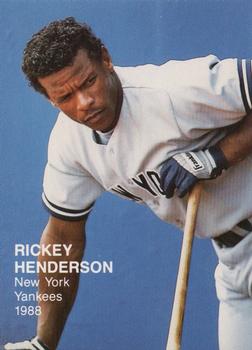 1988 Classic Superstars Photos (unlicensed) #18 Rickey Henderson Front