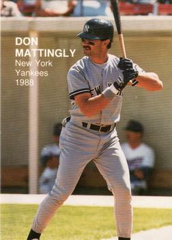 1988 New York Yankees (unlicensed) #6 Don Mattingly Front