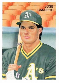 1988 Piedmont Products (unlicensed) #3 Jose Canseco Front