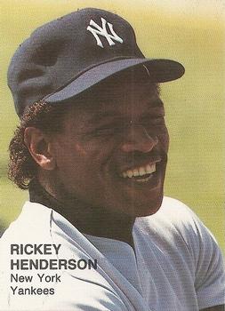 1988 Play Ball America (unlicensed) #NNO Rickey Henderson Front