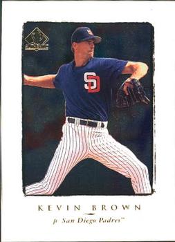 1998 SP Authentic #166 Kevin Brown Front