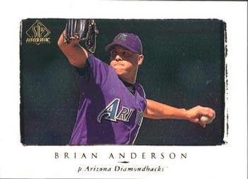 1998 SP Authentic #41 Brian Anderson Front