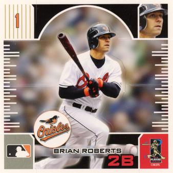 2009 Enterplay MLB Fan Pak #43 Brian Roberts Front