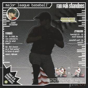 2009 Enterplay MLB Fan Pak #66 Roy Oswalt Back