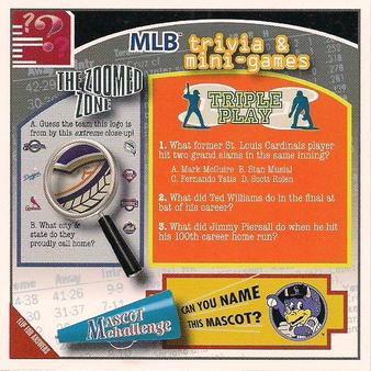 2009 Enterplay MLB Fan Pak #85 Trivia and Mini-Games 15 Front