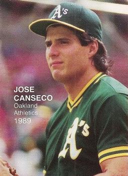 1989 Big Apple Sportscards Superstar Photos (unlicensed) #2 Jose Canseco Front