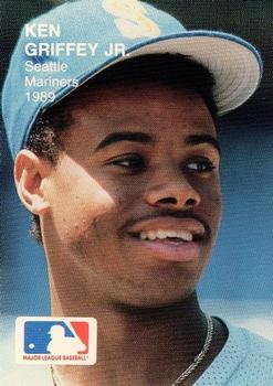 1989 Action Superstars MLB Logo Test (unlicensed) #1 Ken Griffey Jr. Front