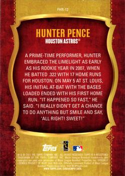 2015 Topps - First Home Run (Series Two) #FHR-12 Hunter Pence Back