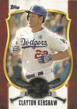 2015 Topps - First Home Run (Series Two) #FHR-21 Clayton Kershaw Front