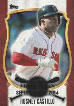 2015 Topps - First Home Run (Series Two) #FHR-22 Rusney Castillo Front