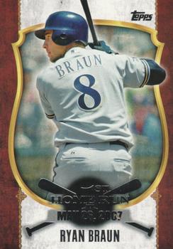 2015 Topps - First Home Run (Series Two) #FHR-26 Ryan Braun Front