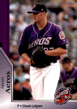 2009 Choice Akron Aeros #10 Chuck Lofgren Front